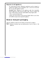 Preview for 6 page of AEG K 7 18 40 - 1i Operating And Installation Instructions