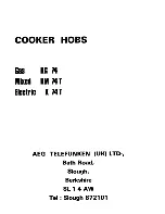 Предварительный просмотр 1 страницы AEG K 74 T Operating Instructions Manual