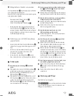 Preview for 8 page of AEG KD 7.0 Operation And Safety Notes