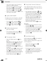 Preview for 13 page of AEG KD 7.0 Operation And Safety Notes