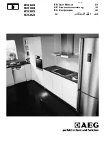 AEG KD91403 User Manual preview