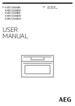 Preview for 1 page of AEG KEE728880M User Manual