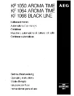 AEG KF 1050 Operating Instructions Manual предпросмотр