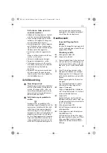 Предварительный просмотр 31 страницы AEG KF 11 Series Operating Instructions Manual