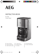 AEG KF7700 Instruction Book предпросмотр