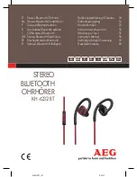 Предварительный просмотр 1 страницы AEG KH 4232 BT Instruction Manual