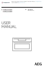 AEG KME525000M User Manual preview