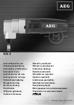 AEG KN 2 Instructions For Use Manual preview