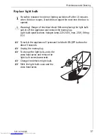 Preview for 37 page of AEG KO-SANTO 3175-4 Operating Instructions Manual