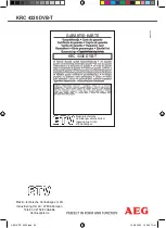 Preview for 38 page of AEG KRC 4330 DVB-T Instruction Manual