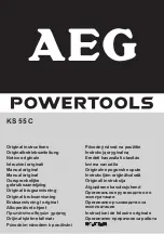 Предварительный просмотр 1 страницы AEG KS 55 C Original Instructions Manual