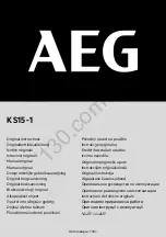 Preview for 2 page of AEG KS15-1 Original Instructions Manual