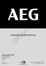 Preview for 114 page of AEG KS15-1 Original Instructions Manual