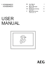 AEG KWE884520 User Manual preview