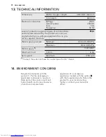 Preview for 22 page of AEG L 60260 TL1 User Manual