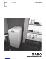 AEG L 75460 TL1 User Manual предпросмотр