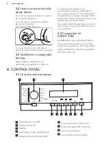 Preview for 6 page of AEG L 79485 FL User Manual