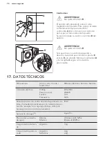 Preview for 74 page of AEG L61270WDBI User Manual