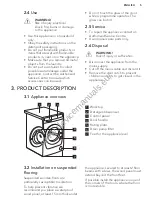 Предварительный просмотр 5 страницы AEG L68270FL User Manual