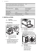 Preview for 8 page of AEG L6FB586CBS User Manual