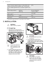 Предварительный просмотр 8 страницы AEG L6FBK947 User Manual