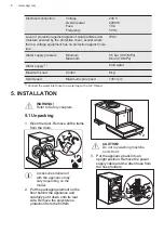 Preview for 8 page of AEG L6FSG841P User Manual