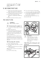 Preview for 21 page of AEG L7FE84EW User Manual