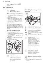 Предварительный просмотр 22 страницы AEG L8FEC846R User Manual