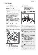 Предварительный просмотр 25 страницы AEG L8FEE162V User Manual