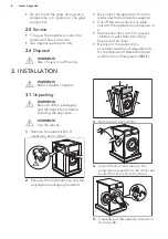 Preview for 6 page of AEG L8FEN94CS User Manual