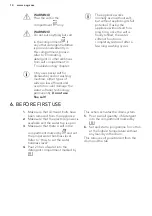 Предварительный просмотр 14 страницы AEG L9FSC949R User Manual