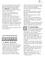 Preview for 21 page of AEG LADEGERAT LP 10.0 Operating Instructions Manual