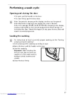 Предварительный просмотр 27 страницы AEG LAVALOGIC 1600 User Information