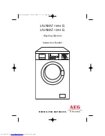 Предварительный просмотр 1 страницы AEG LAVAMAT 1046 EL Instruction Booklet