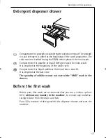 Предварительный просмотр 17 страницы AEG LAVAMAT 12820 Operating Instructions Manual