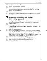 Предварительный просмотр 29 страницы AEG LAVAMAT 12820 Operating Instructions Manual