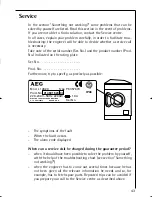 Предварительный просмотр 43 страницы AEG LAVAMAT 12820 Operating Instructions Manual