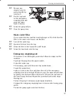 Preview for 37 page of AEG LAVAMAT 16820 Instruction Booklet