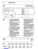 Preview for 20 page of AEG LAVAMAT 2005T Operating Instructions Manual