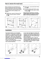 Предварительный просмотр 25 страницы AEG LAVAMAT 2045 Operating Instructions Manual