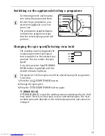 Предварительный просмотр 13 страницы AEG LAVAMAT 50212 Operating Instructions Manual