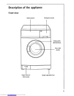 Предварительный просмотр 9 страницы AEG Lavamat 50400 Operating Instructions Manual