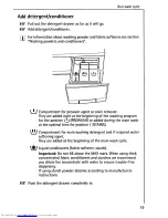 Предварительный просмотр 19 страницы AEG Lavamat 50400 Operating Instructions Manual