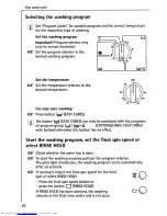 Предварительный просмотр 20 страницы AEG Lavamat 50400 Operating Instructions Manual