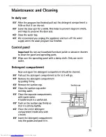 Предварительный просмотр 25 страницы AEG Lavamat 50400 Operating Instructions Manual