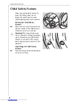 Предварительный просмотр 40 страницы AEG LAVAMAT 50550 ELECTRONIC User Information