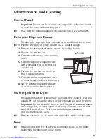 Предварительный просмотр 27 страницы AEG LAVAMAT 50620 Instruction Book