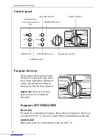 Предварительный просмотр 10 страницы AEG LAVAMAT 50630 User Information