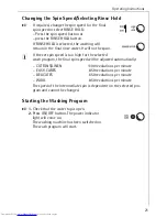Предварительный просмотр 21 страницы AEG LAVAMAT 50630 User Information