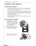Предварительный просмотр 36 страницы AEG LAVAMAT 50630 User Information
